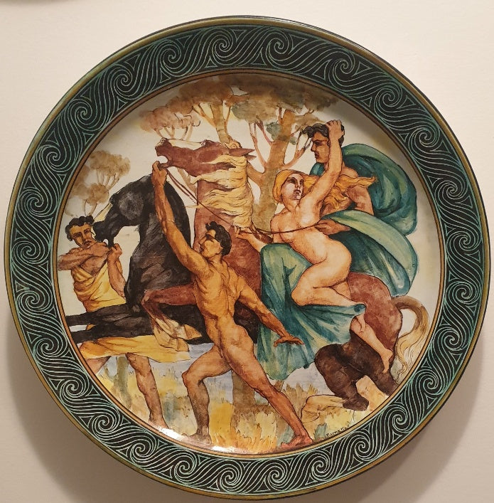 Coppia di Piatti Società Luca della Robbia, 1925
